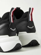 Moncler - Lunarove Rubber and Leather-Trimmed Neoprene Sneakers - Black