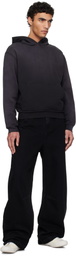 1017 ALYX 9SM Black Garment Dye Boxy Hoodie