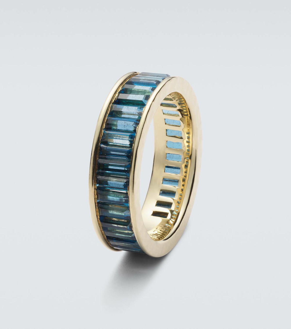 Octavia Elizabeth 18kt gold ring with with topazes