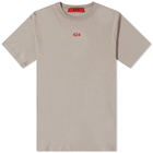 424 Men's Logo T-Shirt in Grey