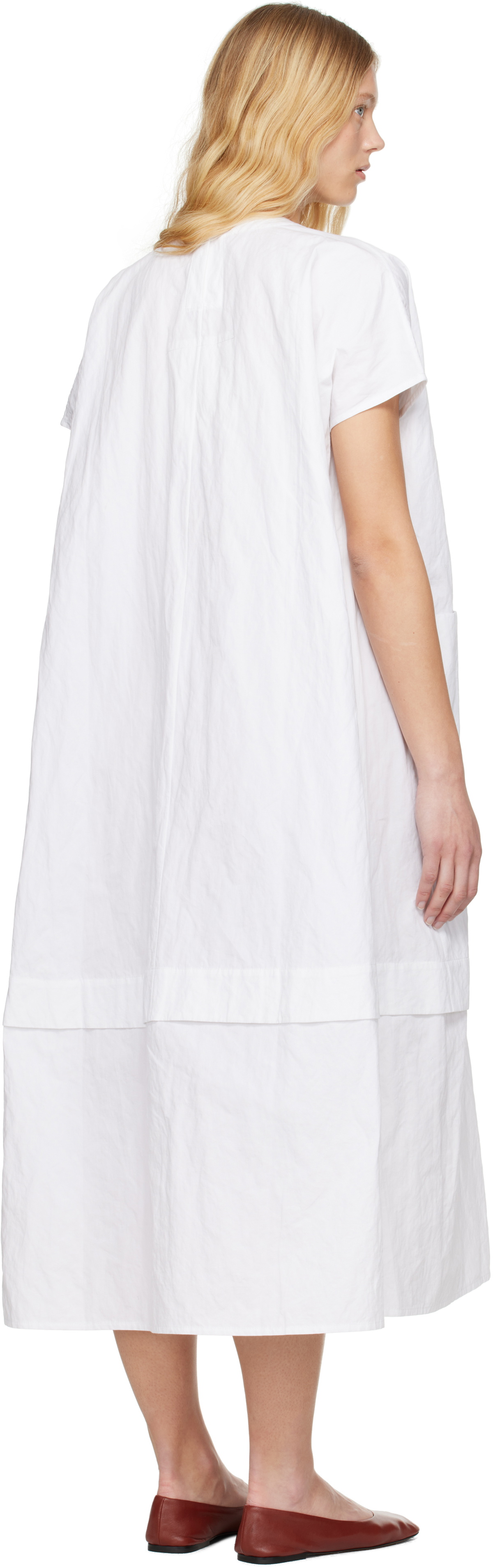Toogood White 'The Poet' Midi Dress