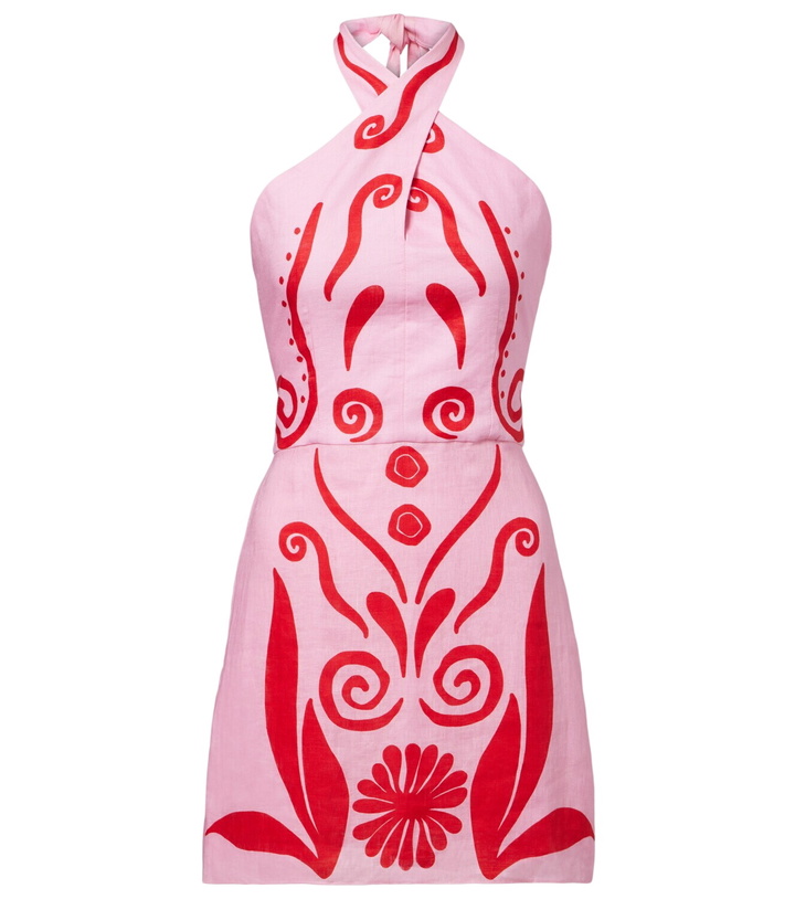 Photo: Cala de la Cruz Veneta printed linen minidress
