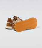 Dolce&Gabbana DG Cushion suede-trimmed sneakers