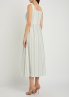 Loveshackfancy Majory Floral Cotton Midi Dress Light Blue