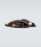 Tom Ford Preston leather sandals