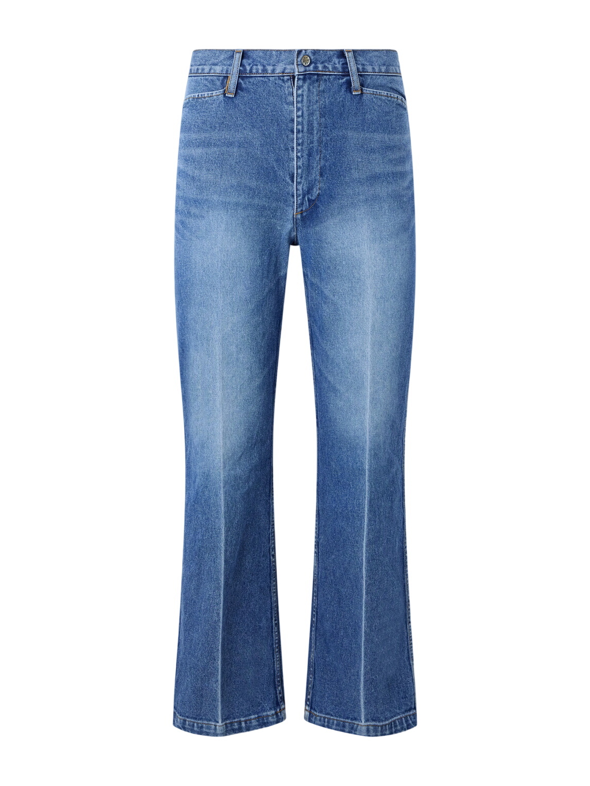 KAPITAL OKABELLBOブーツカットデニム KAPITAL - Okabellbo Flared Jeans - Blue KAPITAL
