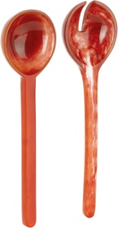 The Conran Shop Red Serving Spoon Set