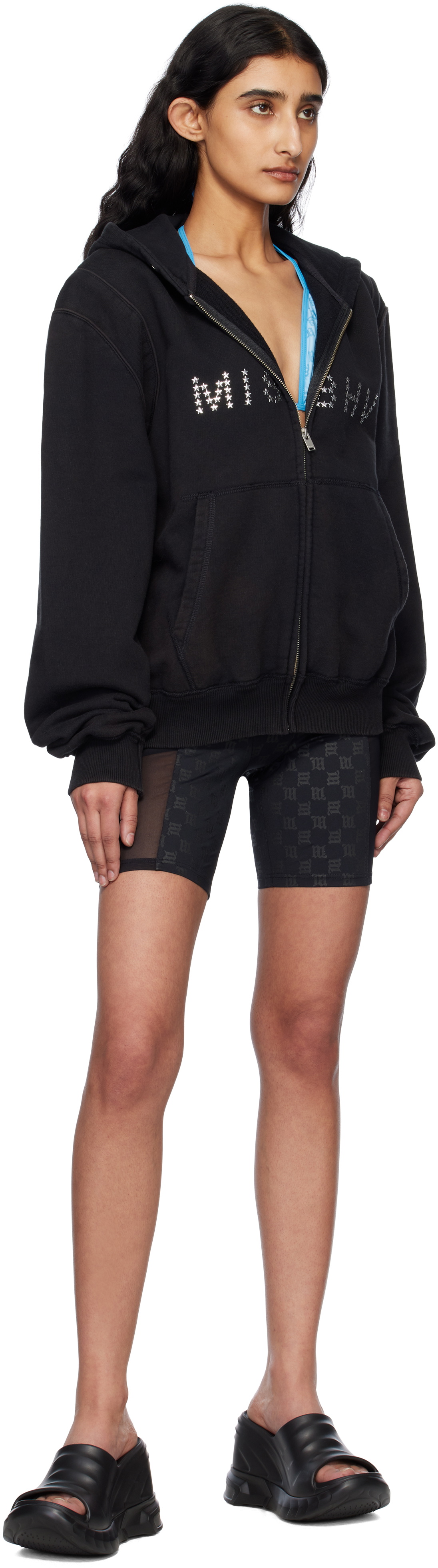 MISBHV Black Shape Up Shorts