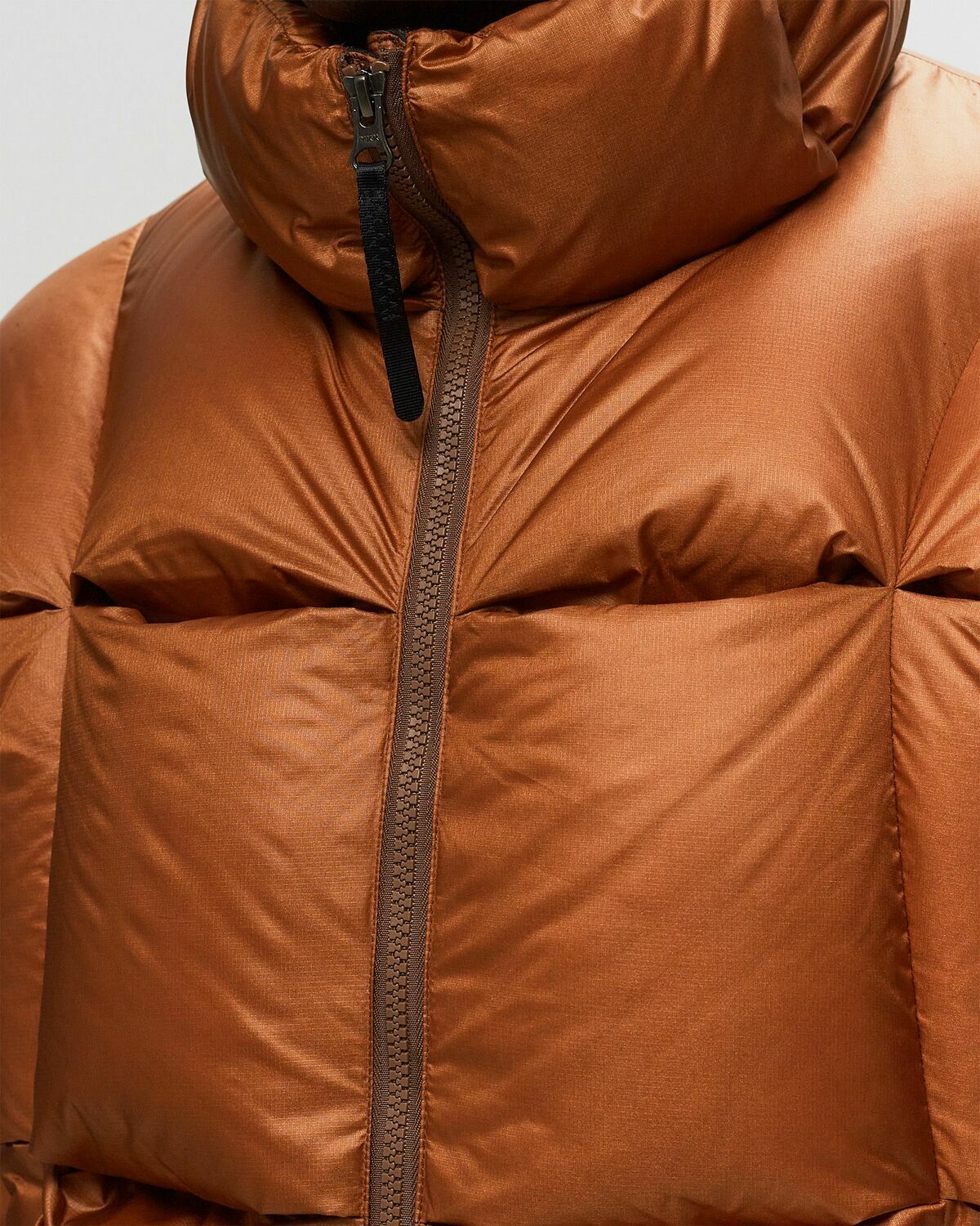 Goldwin Three Dimensional Down Jacket Brown Down & Puffer Jackets