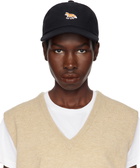 Maison Kitsuné Black Baby Fox Cap