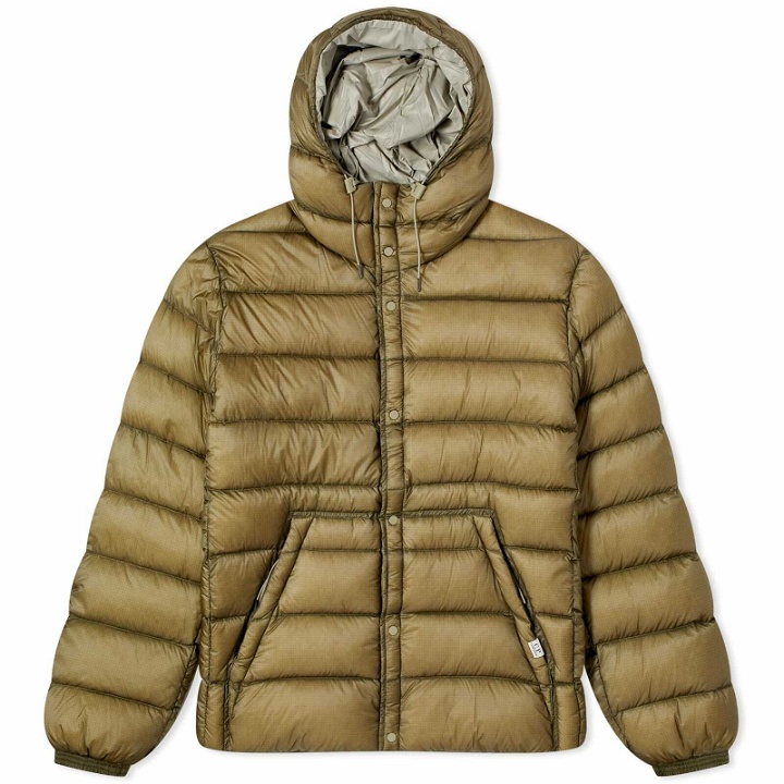 Photo: C.P. Company Men's D.D Shell Hooded Jacket in Silver Sage