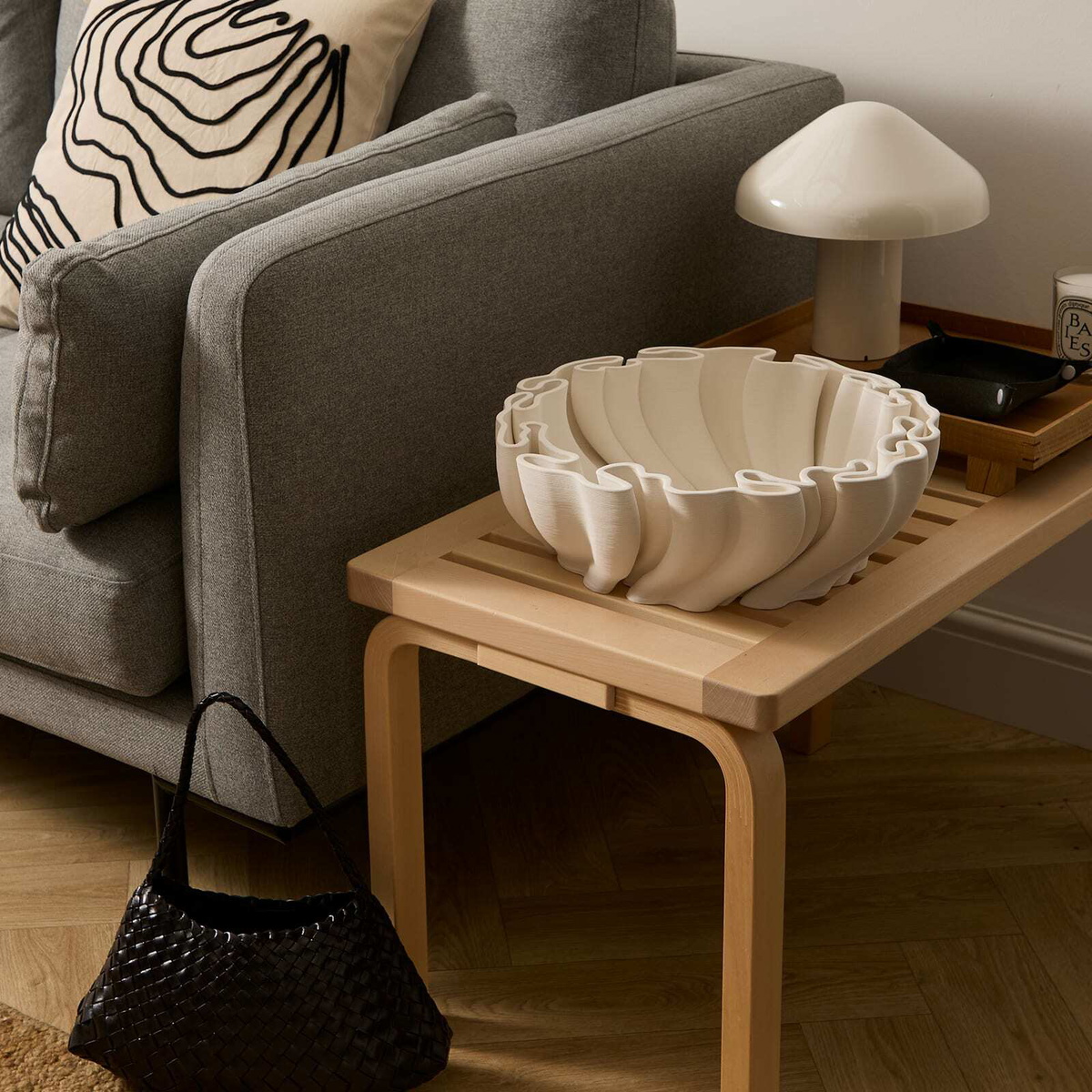 ferm LIVING Dedali Bowl in Off-White 