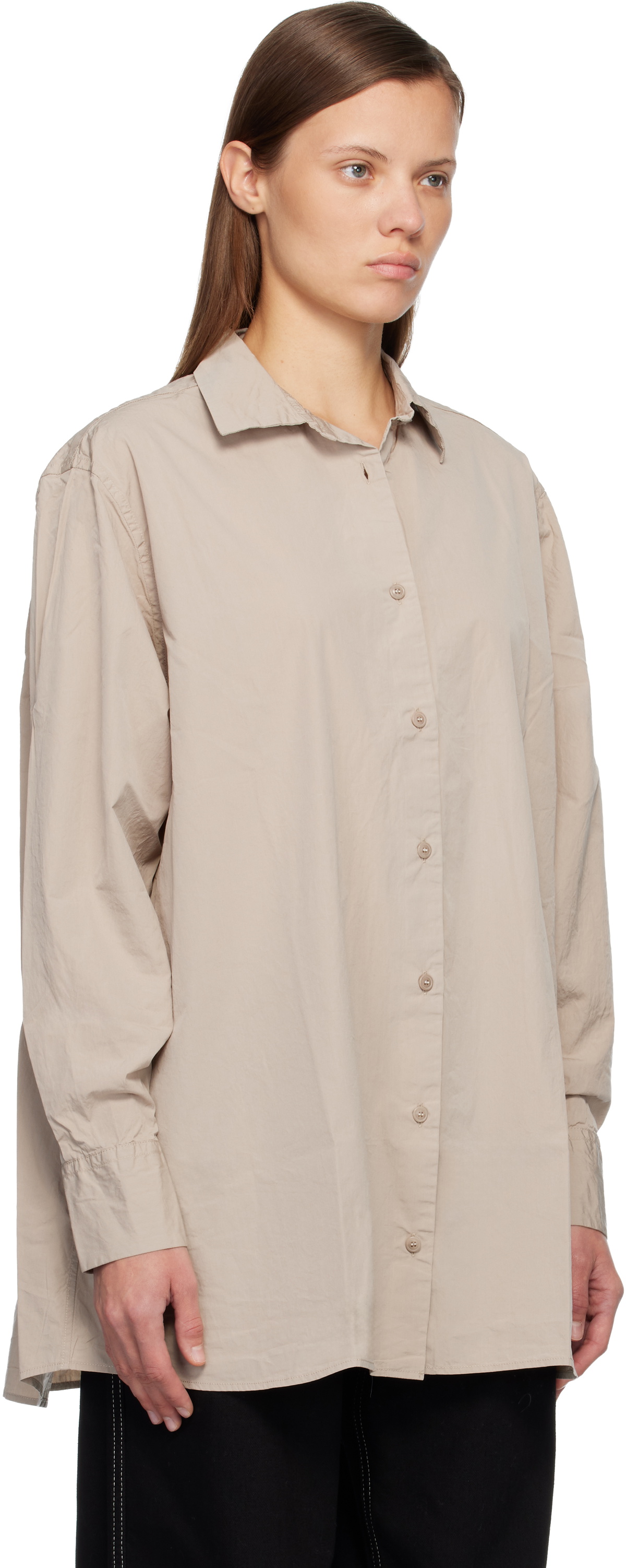 CASEY CASEY Beige PI Shirt