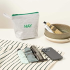 HAY Candy Mono Wash Bag - Wash Set of 3 in Grey 