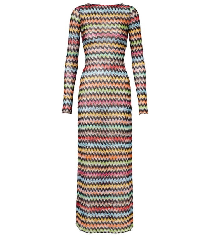chinese dress ladies Missoni Long-Sleeve Caperdoni Mini Dress