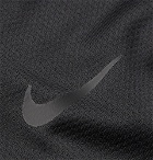 Nike Golf - Stretch Mesh-Panelled Dri-FIT Half-Zip Top - Black