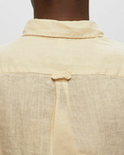 Edmmond Studios Linen Shirt Beige - Mens - Longsleeves