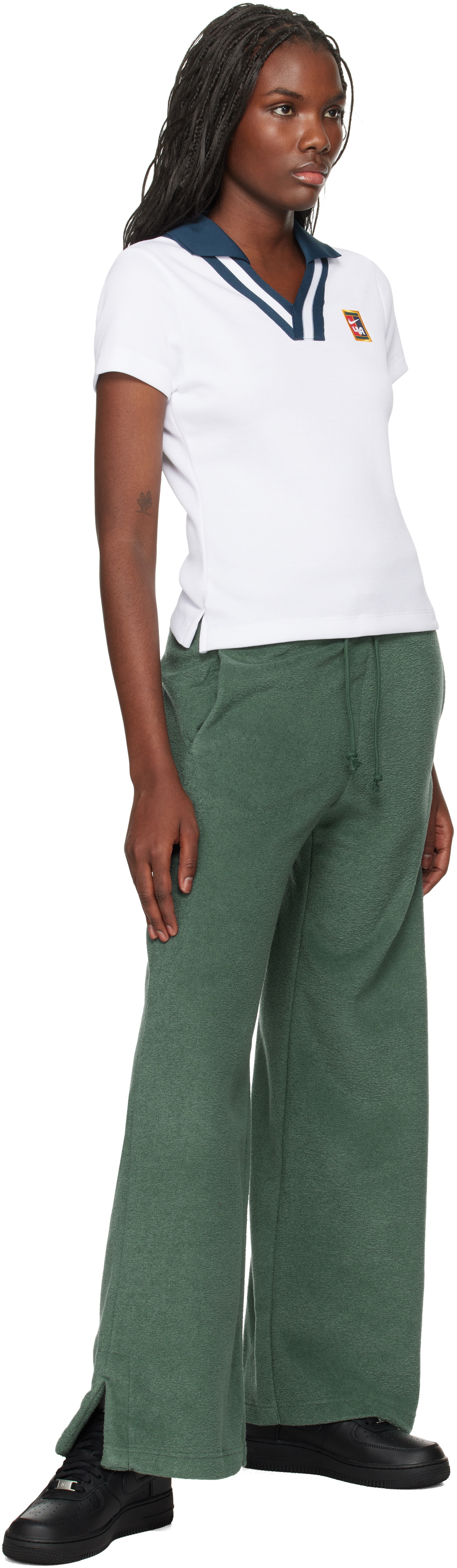 Nike Green Sportswear Phoenix Plush Lounge Pants