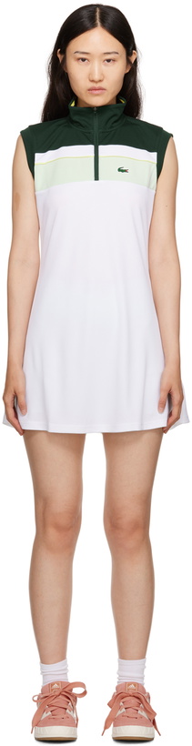 Photo: Lacoste White & Green Minidress & Shorts Set