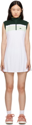 Lacoste White & Green Minidress & Shorts Set