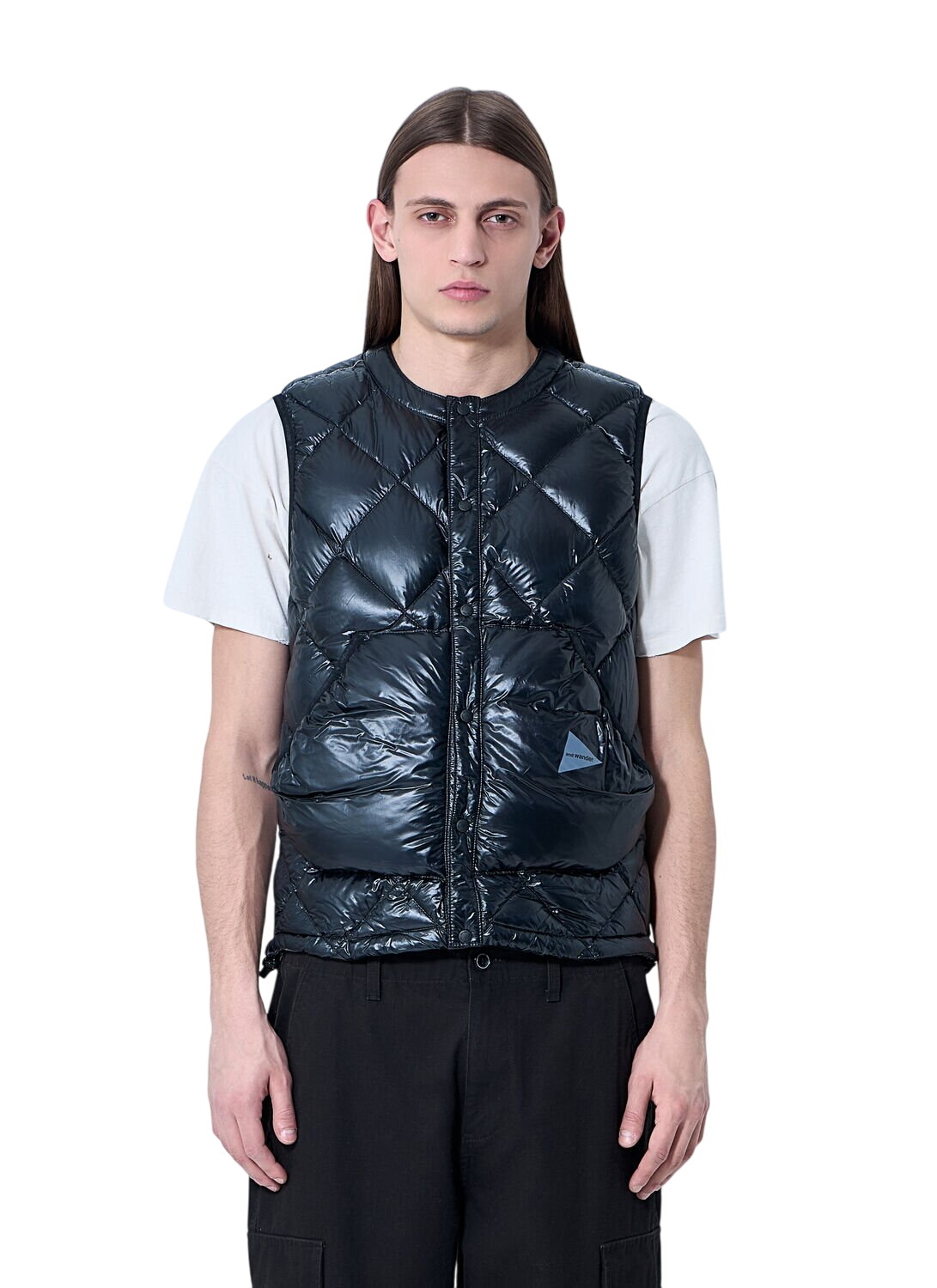 アンドワンダー　and wander PERTEX wind vest And Wander pertex Wind Vest and Wander