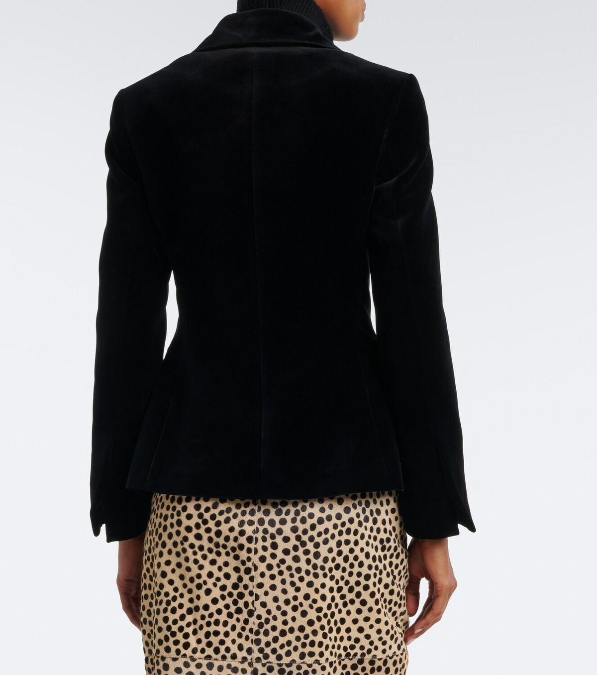Róhe Single-breasted cotton velvet blazer