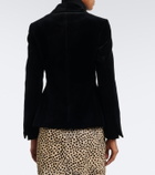 Róhe Single-breasted cotton velvet blazer