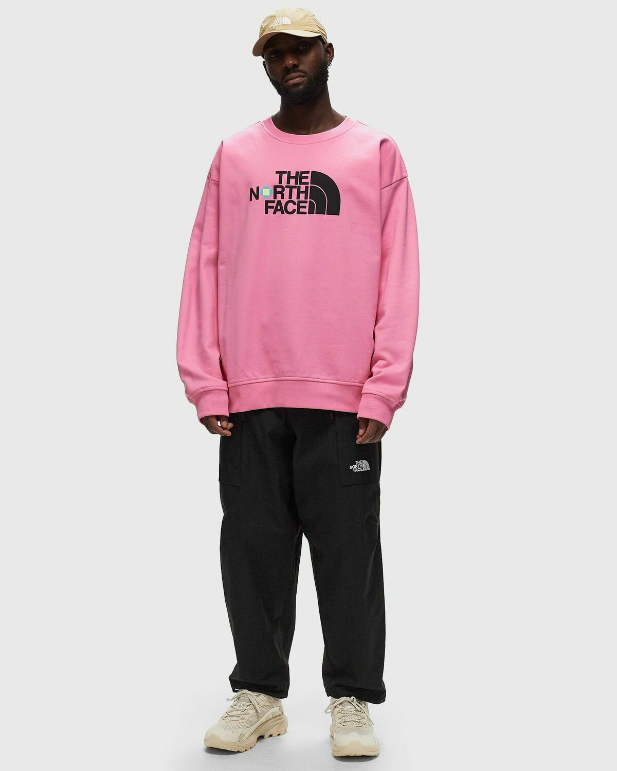 North face pink sweatshirt deals