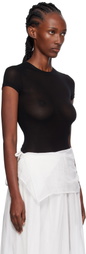 Paris Georgia Black Elemental Sheer Baby T-shirt