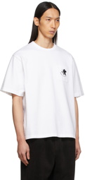 Undercover White Evangelion Pocket T-Shirt