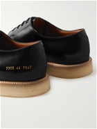 COMMON PROJECTS - Polished-Leather Derby Shoes - Black