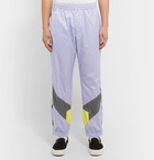 Flagstuff - Logo-Embroidered Tech-Shell Track Pants - Purple