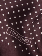 TOM FORD - Polka-Dot Silk-Twill Pocket Square