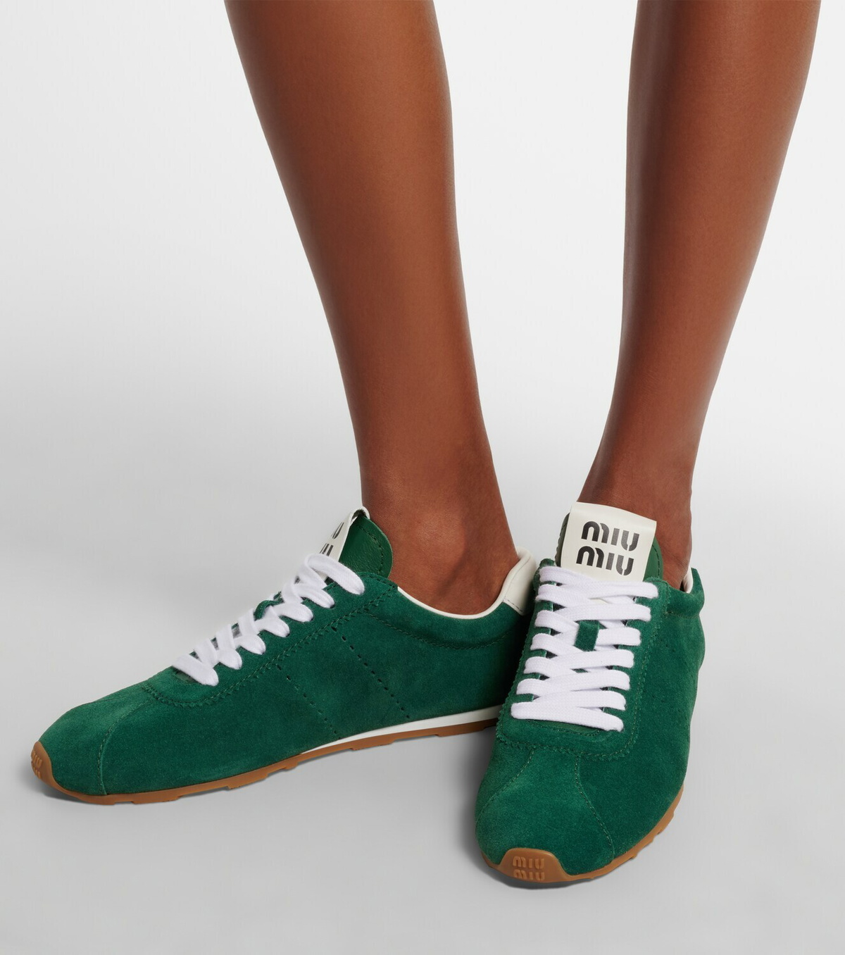 Miu Miu Plume suede sneakers