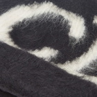 Cole Buxton Men's CB Super Alpaca Beanie in Black 