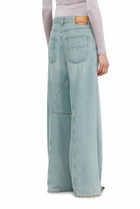 Diesel Relaxed Jeans Low Waist 1996 D-Sire - Jeans Womens in Blue