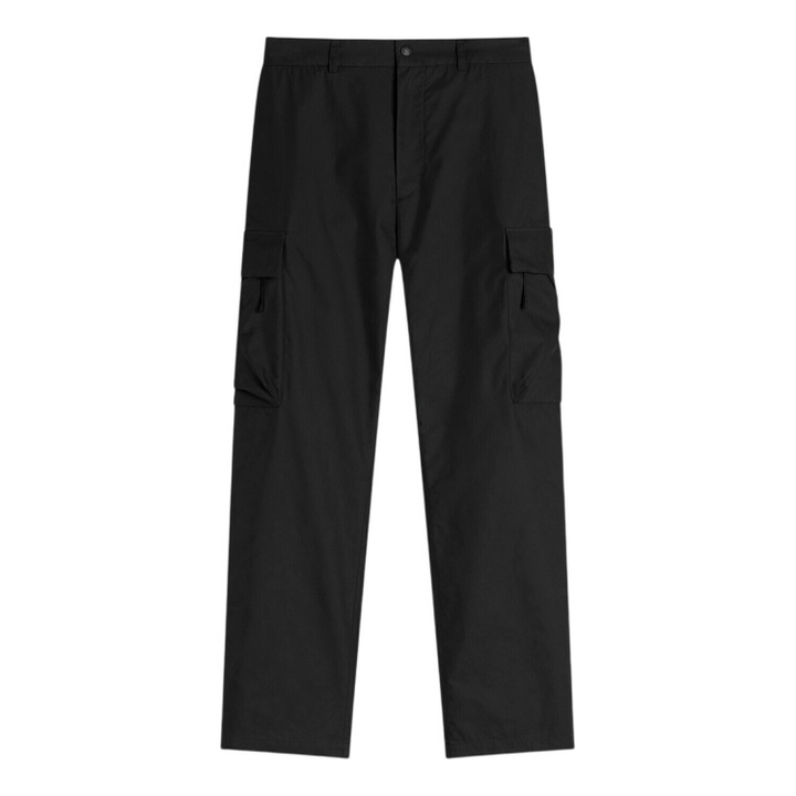 Photo: Moncler Men's Brushed Cotton Cargo Trouser in Black