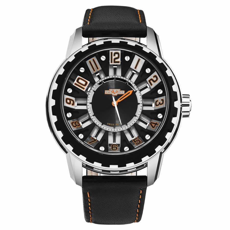 DeWitt Academia Automatic Black Dial Mens Watch AC.SLD.003 RPB