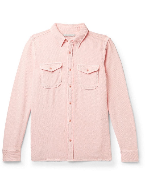 Photo: Outerknown - Chroma Blanket Organic Cotton-Twill Shirt - Pink