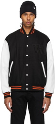Wood Wood Black Gabriel Varsity Jacket