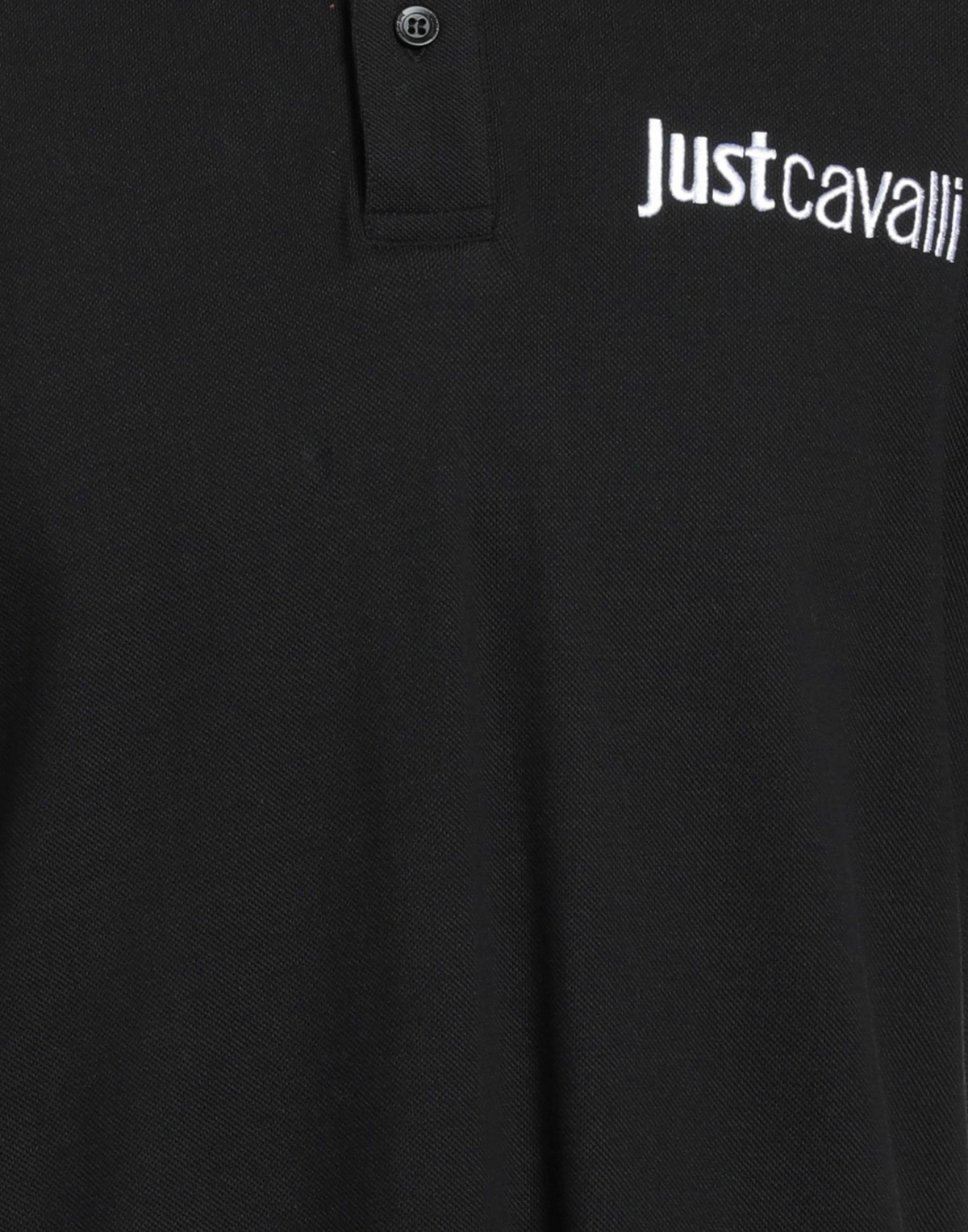 Just Cavalli Mens Polo shirt in Black