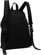 Valentino Garavani Black Toile Iconographe Backpack