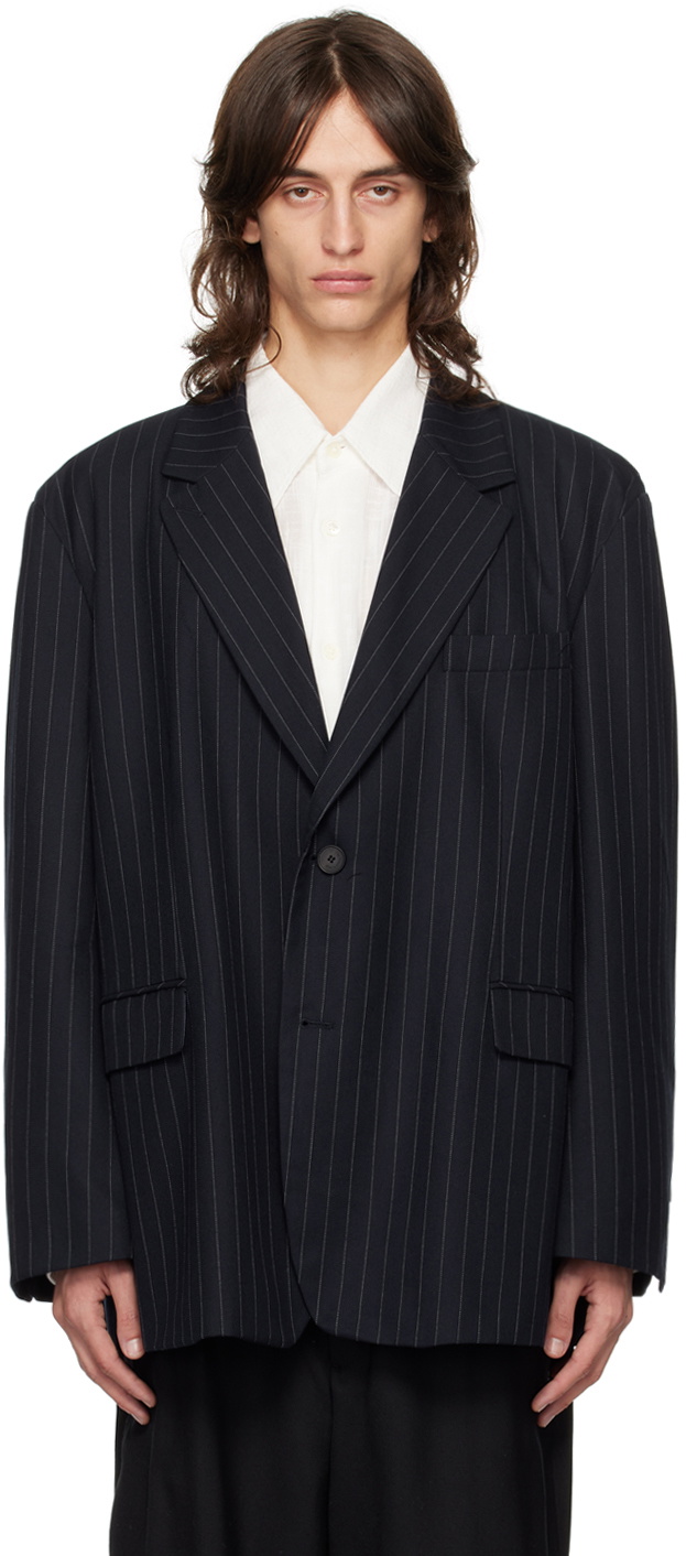 The Frankie Shop Navy Beo Blazer