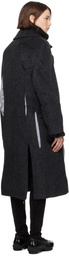 Kiko Kostadinov Gray Bowie Tailored Coat