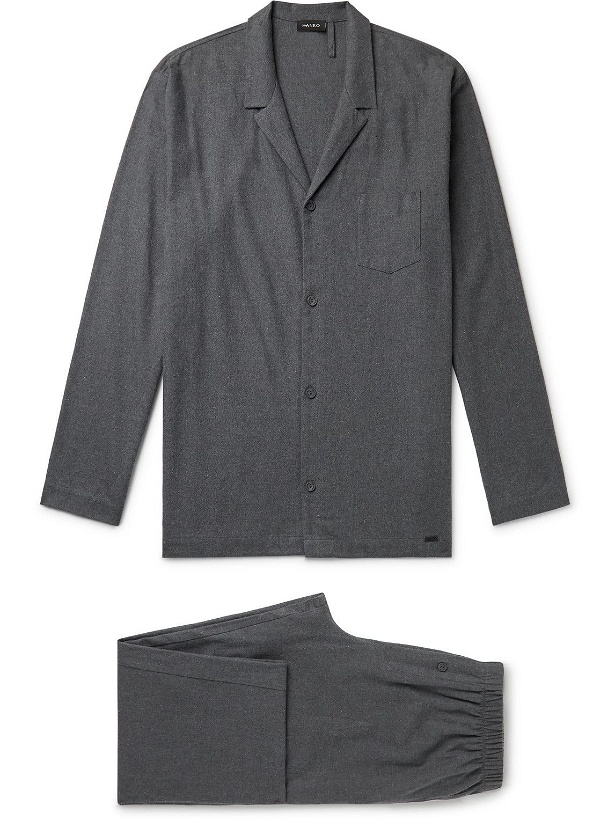 Photo: Hanro - Cotton-Flannel Pyjama Set - Gray