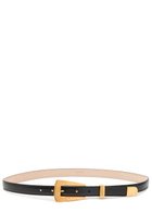 Khaite Lucca Leather Belt Black