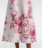 Erdem Floral cotton poplin shirt dress