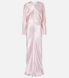 Fforme Naomie satin maxi dress