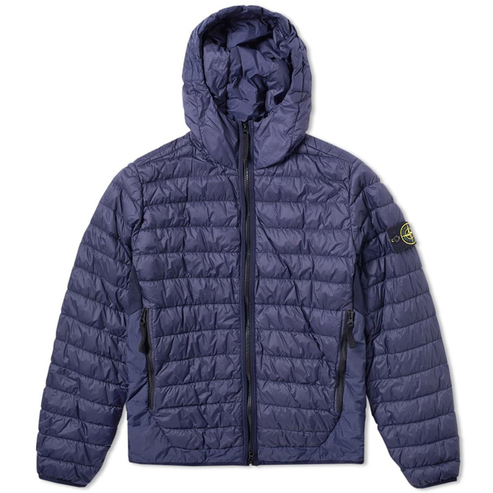 Photo: Stone Island Garment Dyed Micro Yarn Down Hooded Jacket