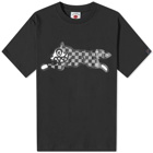 ICECREAM Men's Running Dog T-Shirt in Black